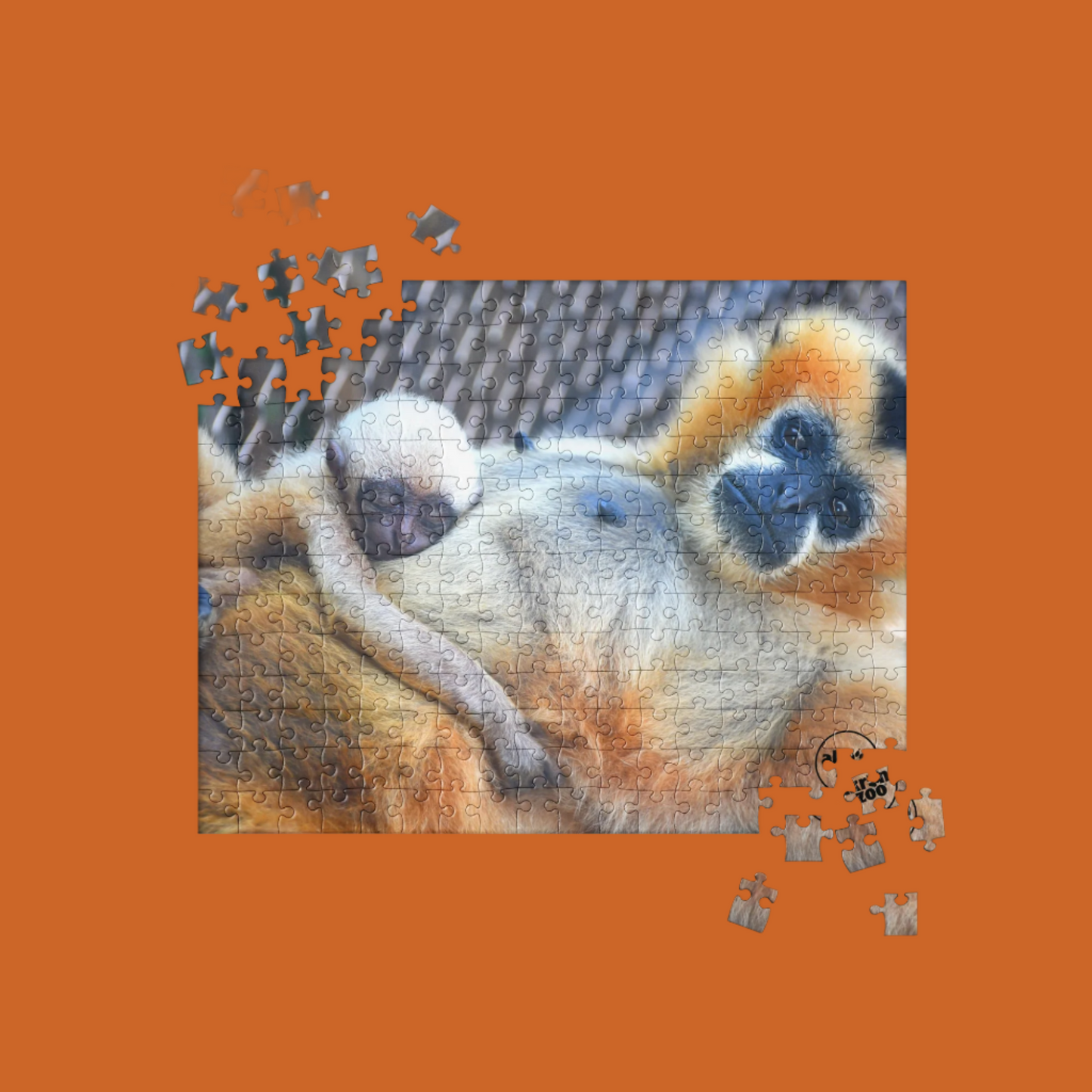 Baby Gibbon Sleeping puzzle