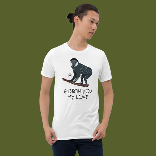 Gibbon You My Love - Short-Sleeve Unisex T-Shirt