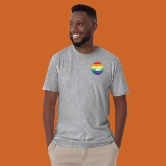 Zoo Logo - Pride - Double Sided - Short-Sleeve Unisex Tee