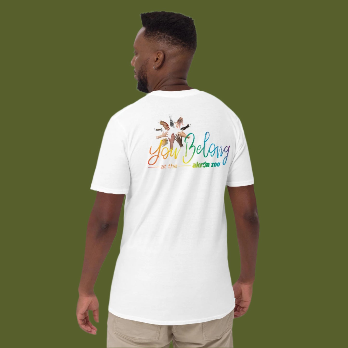Zoo Logo - Pride - Double Sided - Short-Sleeve Unisex Tee