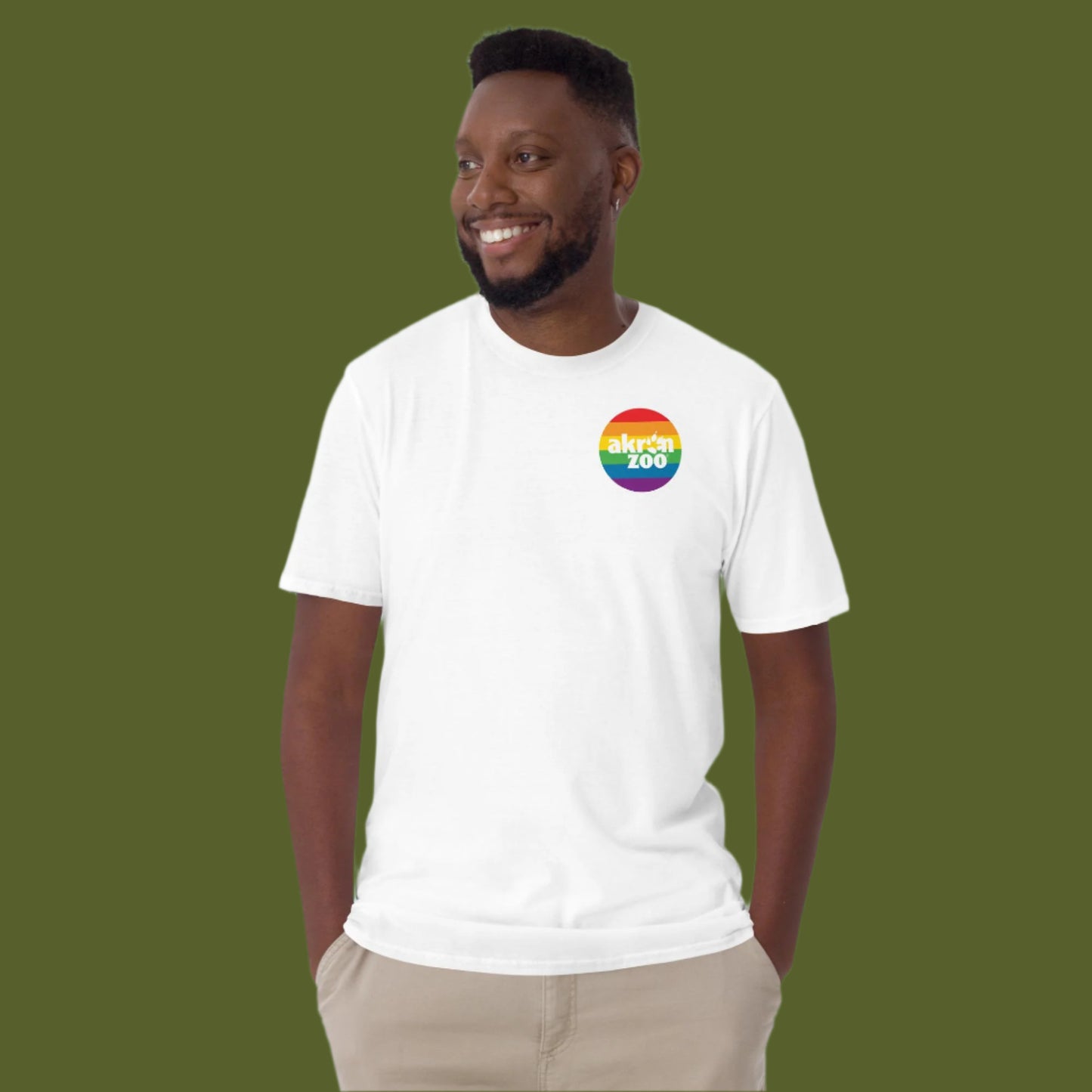 Zoo Logo - Pride - Double Sided - Short-Sleeve Unisex Tee