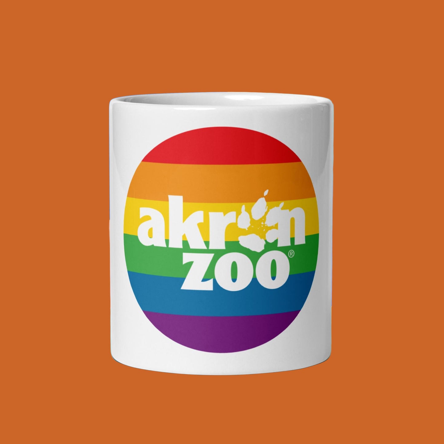Zoo Logo - Pride - White mug