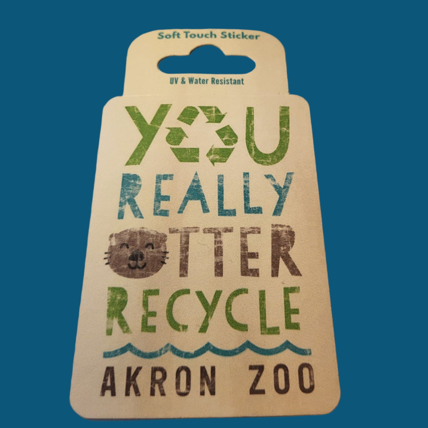 Otter Recycle Sticker