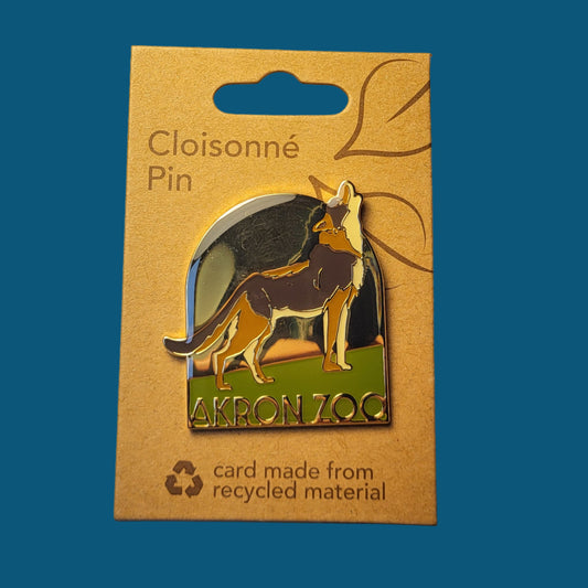 Red Wolf Collectable Pin