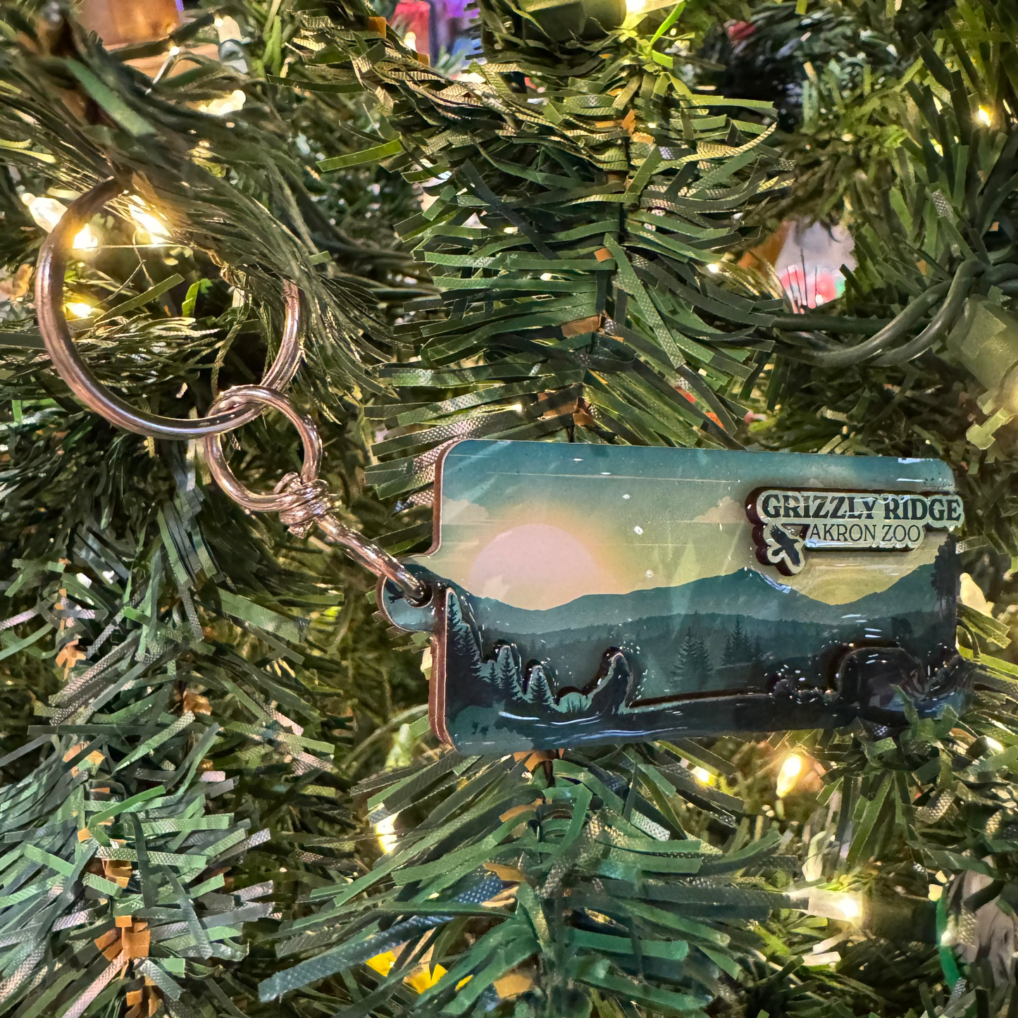 Grizzly Ridge Keychain