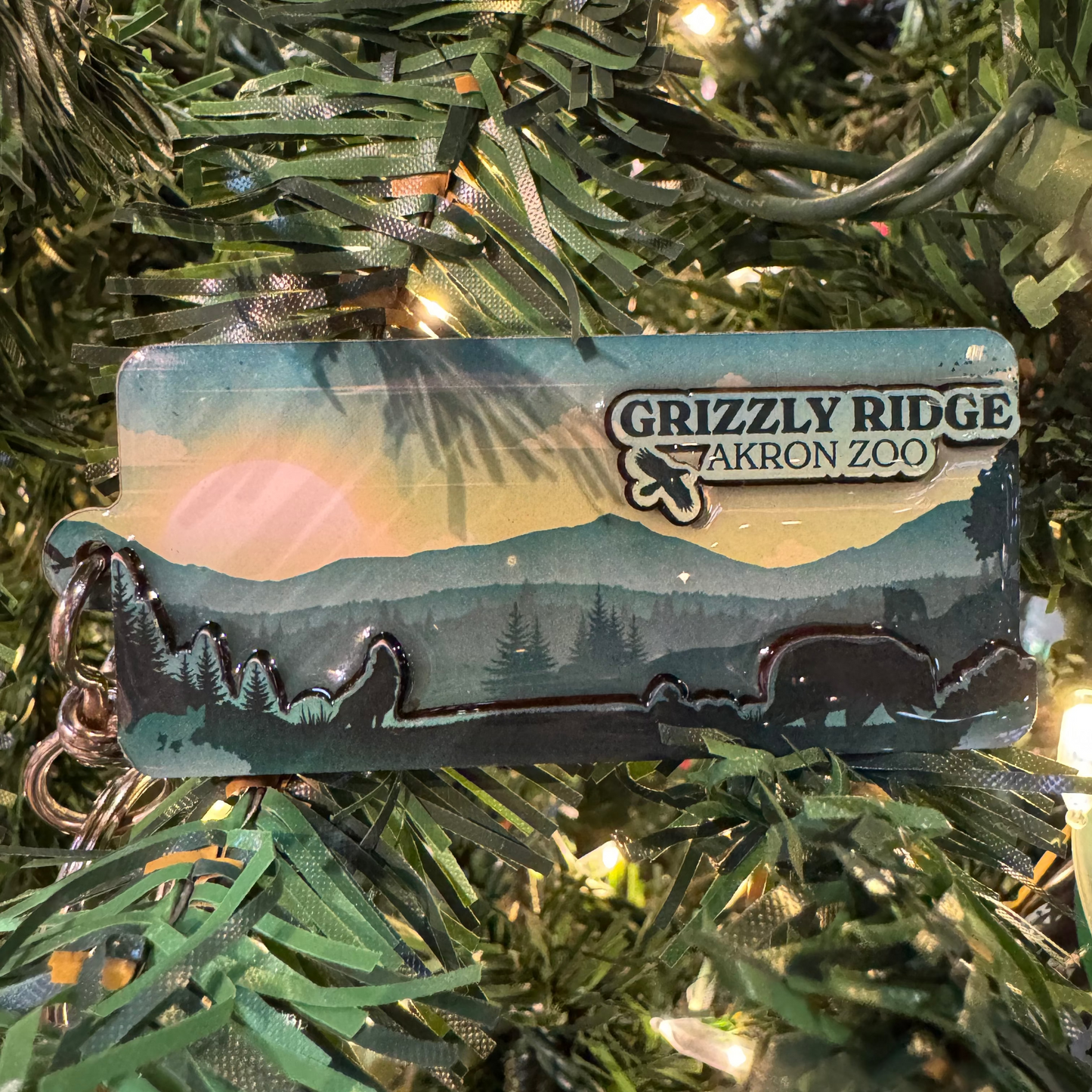 Grizzly Ridge Keychain