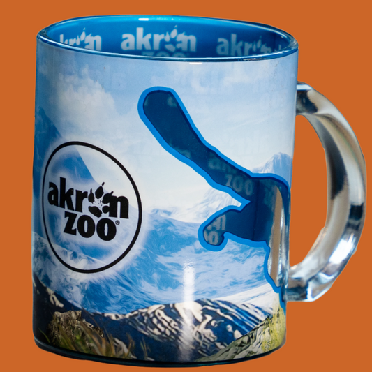 Snow Leopard Glass Mug