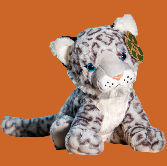 12" Snow Leopard Plush