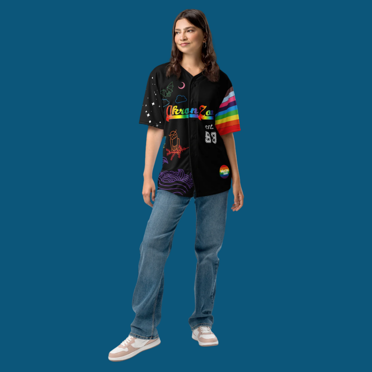 Zoo Pride Recycled baseball jersey 2025