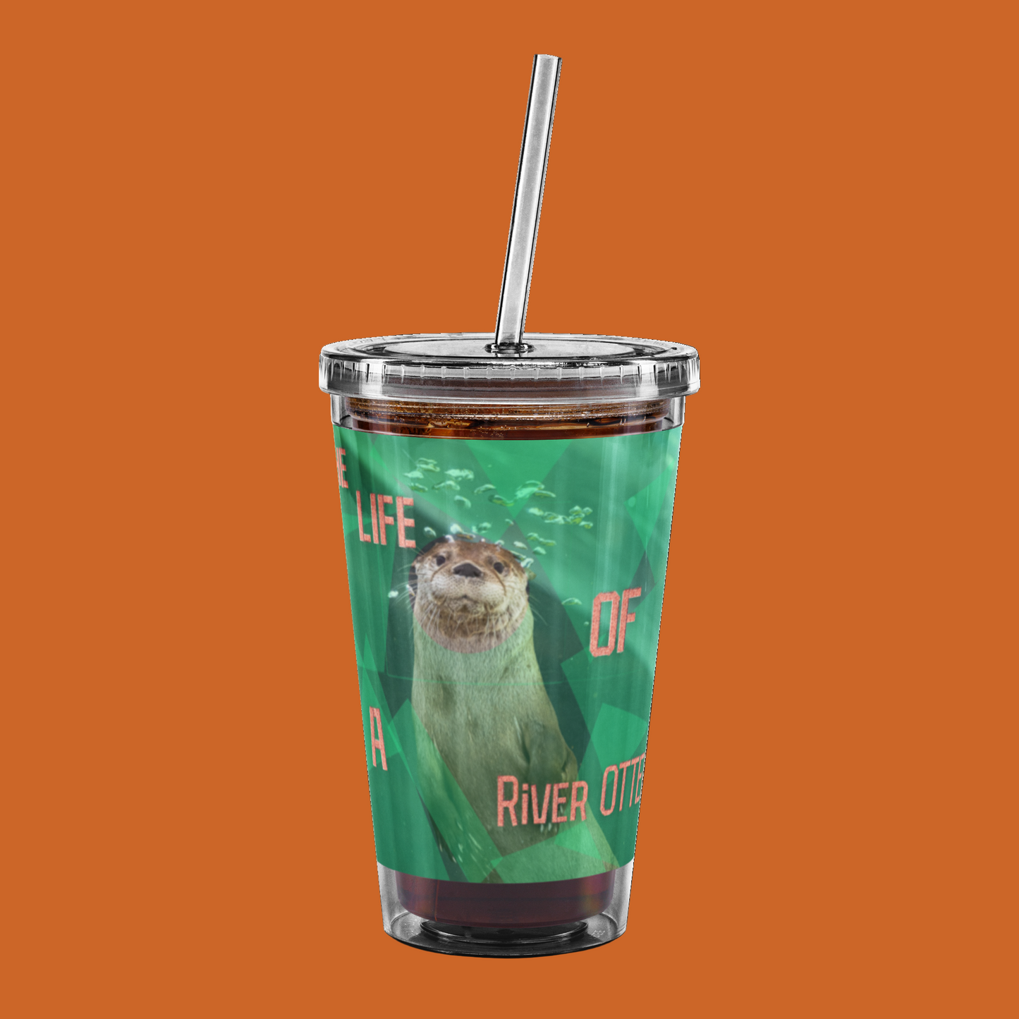 The Life of a River Otter Tumbler 16 oz.