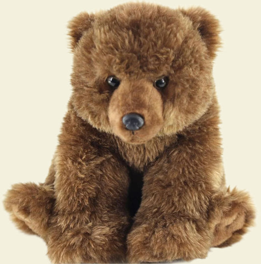 12" Grizzly Bear Plush