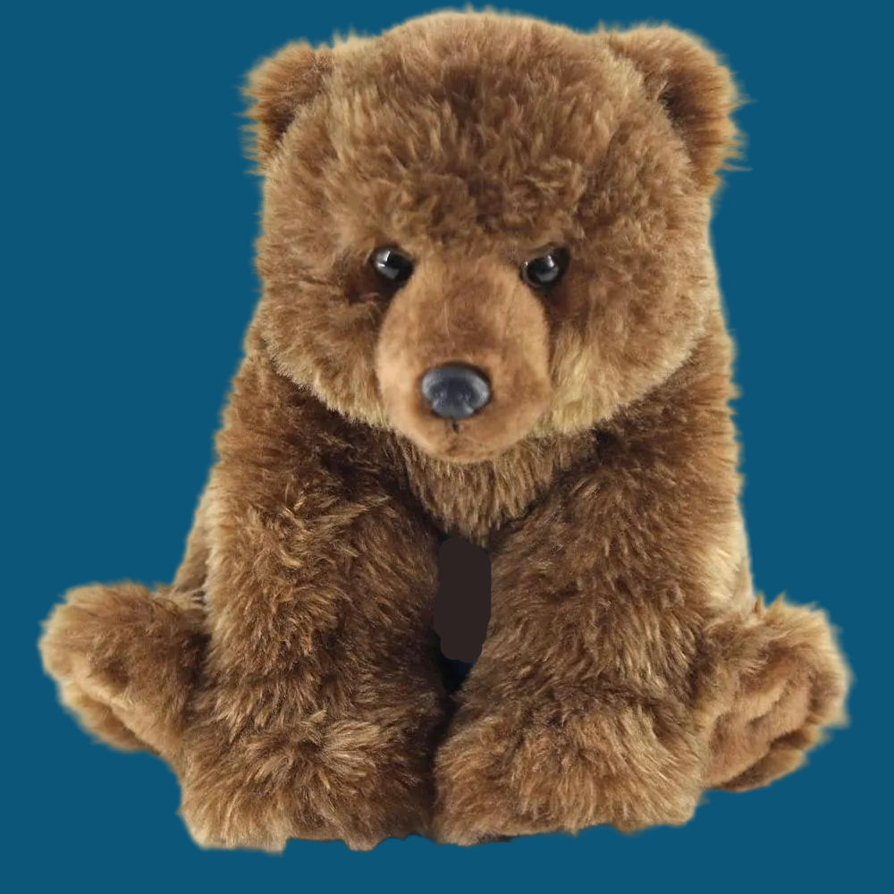 12" Grizzly Bear Plush