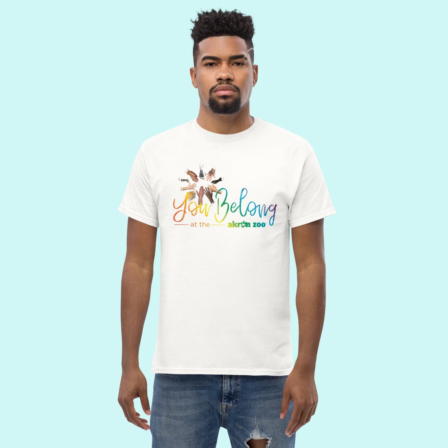 You Belong Rainbow - Short-Sleeve Big & Tall Tee