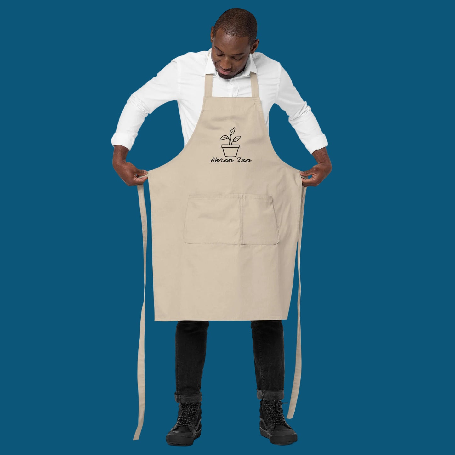 Organic Plant Gardener Apron