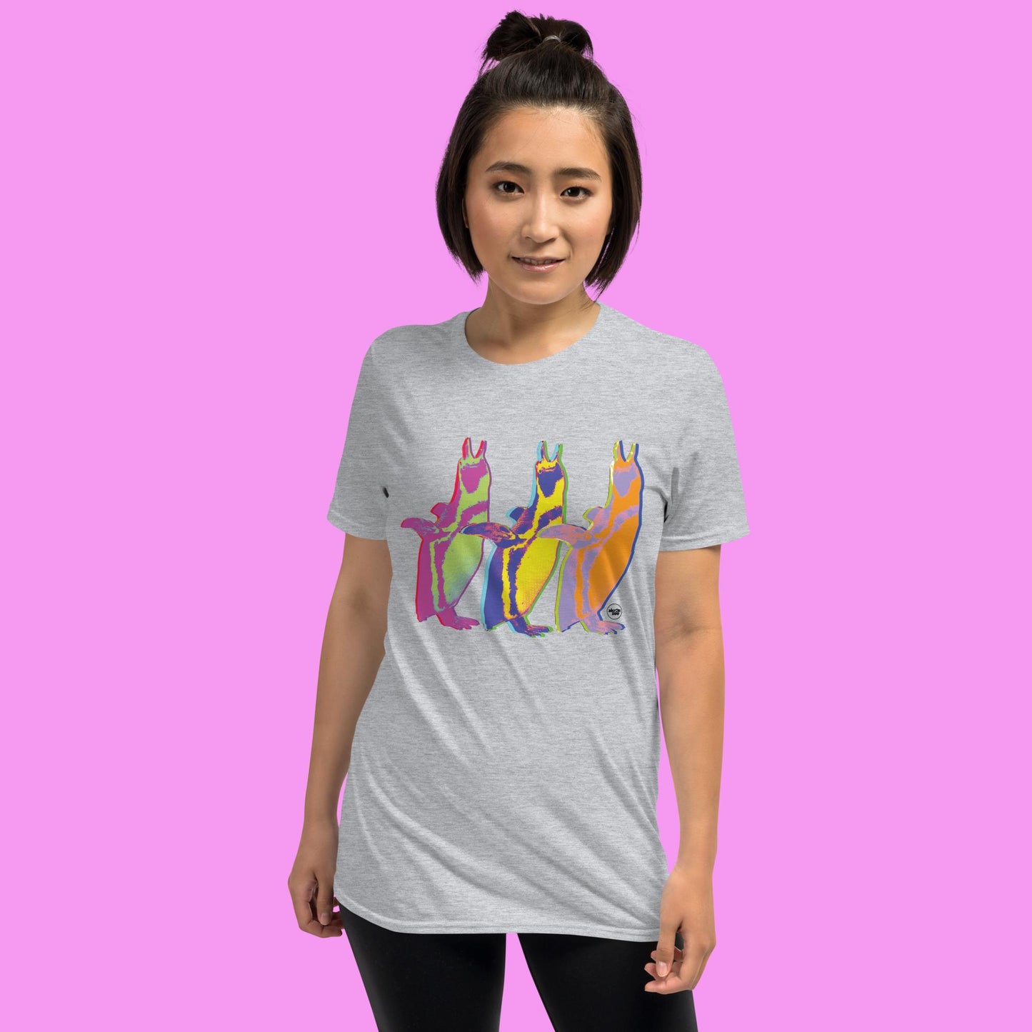 City Pop - Funky Penguin - Short-Sleeve Unisex T-Shirt