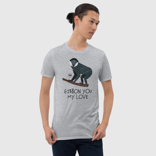 Simply Wild - Gibbon You My Love - Short-Sleeve Unisex T-Shirt