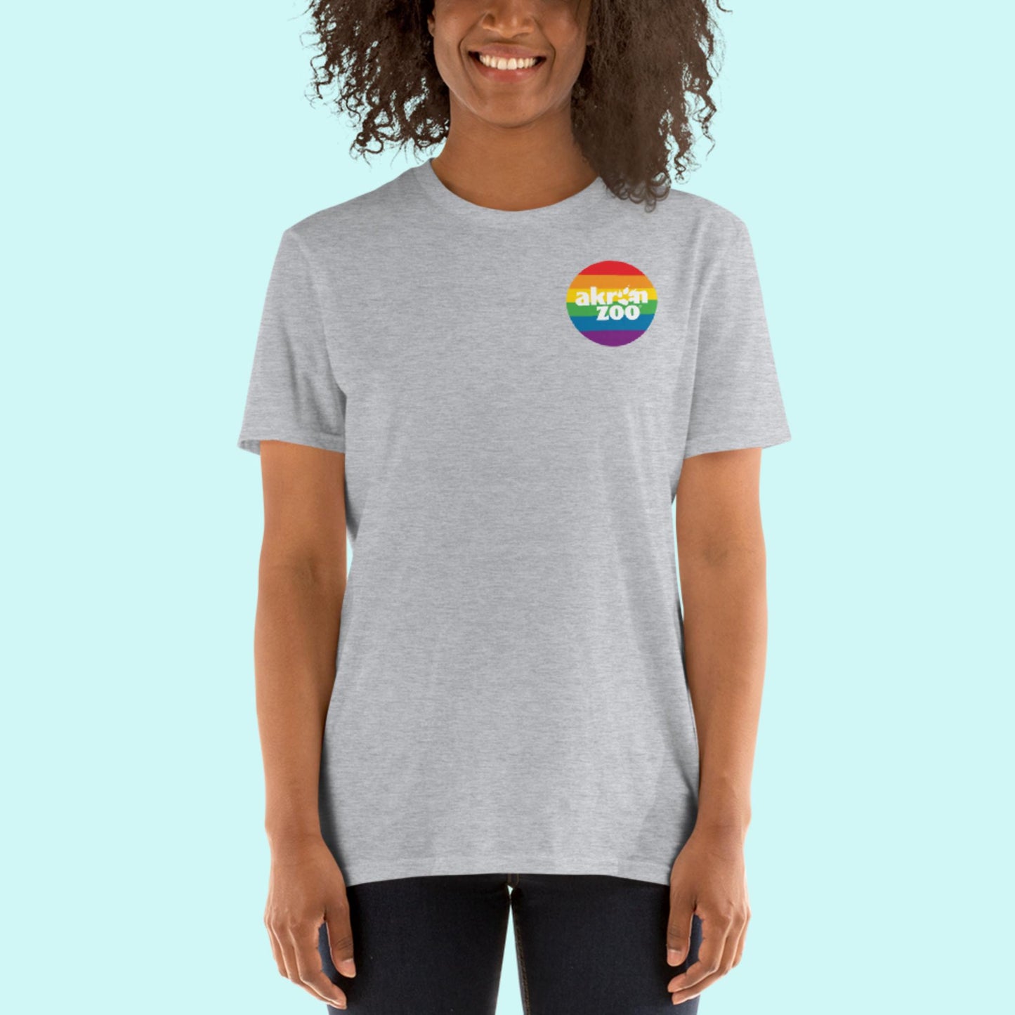 Zoo Logo - Pride - Short-Sleeve Unisex T-Shirt