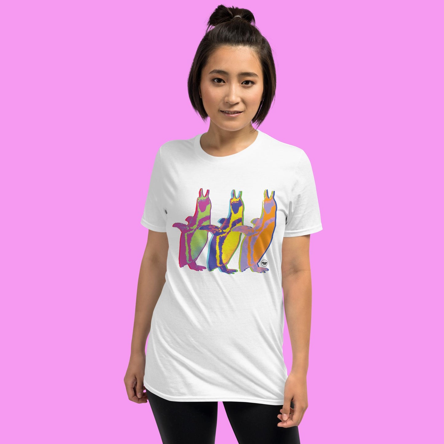 City Pop - Funky Penguin - Short-Sleeve Unisex T-Shirt