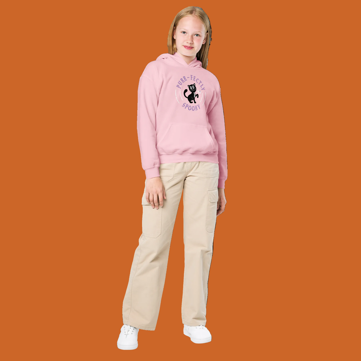 Retro Cat Youth Hoodie