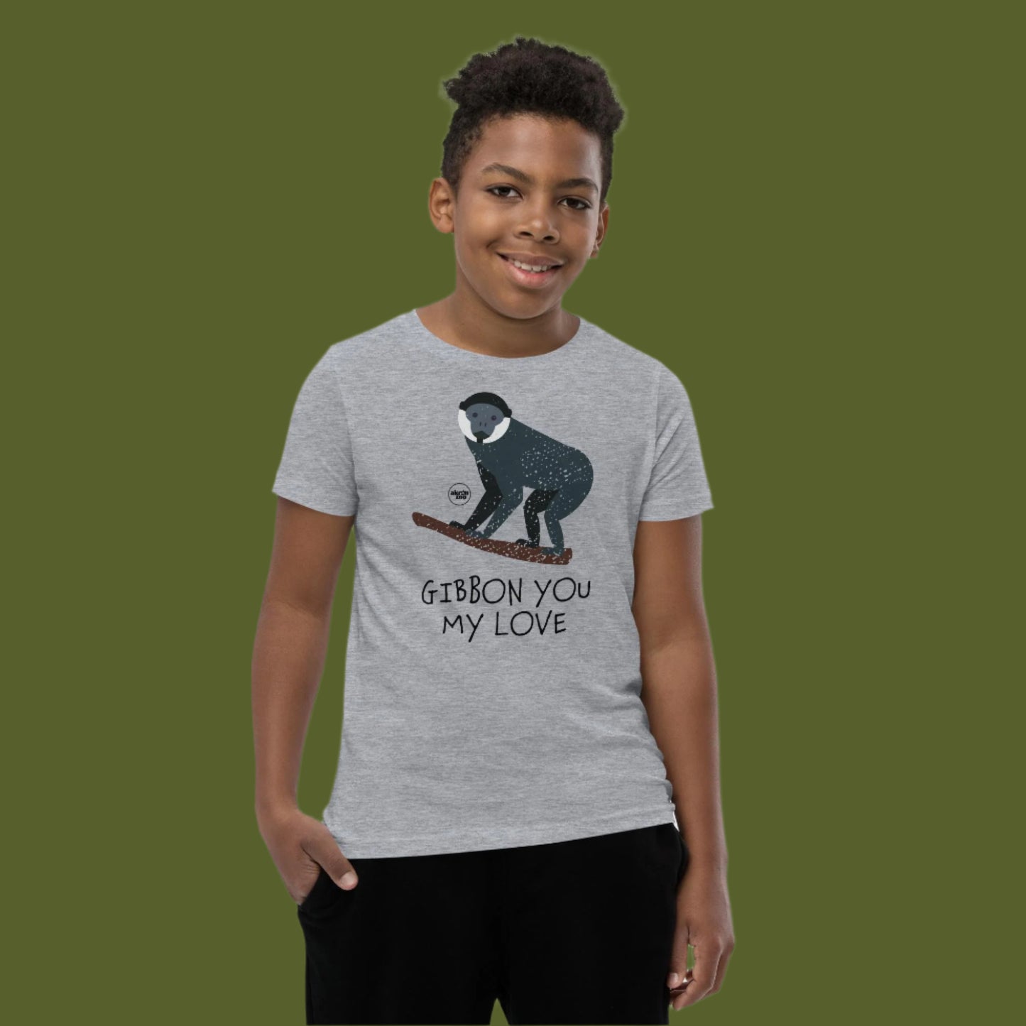 Simply Wild - Gibbon You My Love - Youth T-Shirt