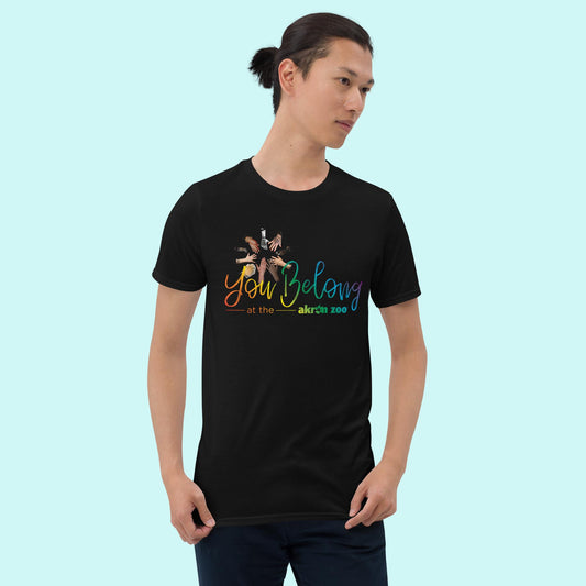 You Belong Rainbow - Short-Sleeve Unisex T-Shirt
