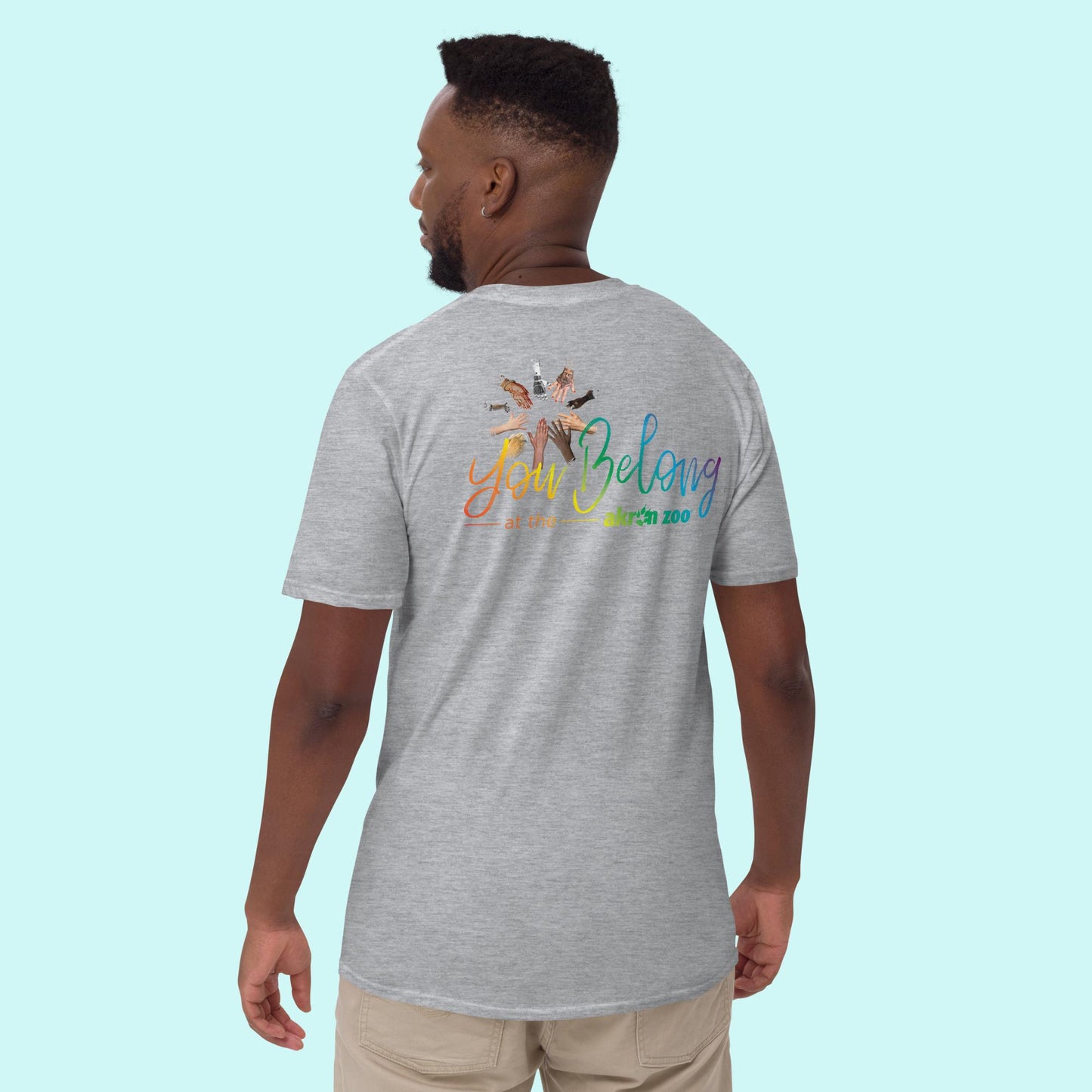 Zoo Logo - Pride - Double Sided - Short-Sleeve Unisex Tee