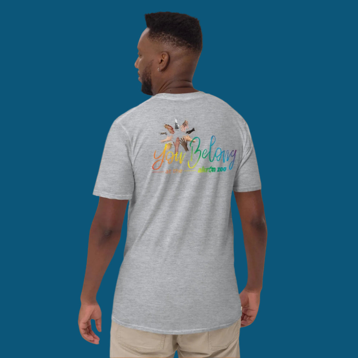 Zoo Logo - Pride - Double Sided - Short-Sleeve Unisex Shirt