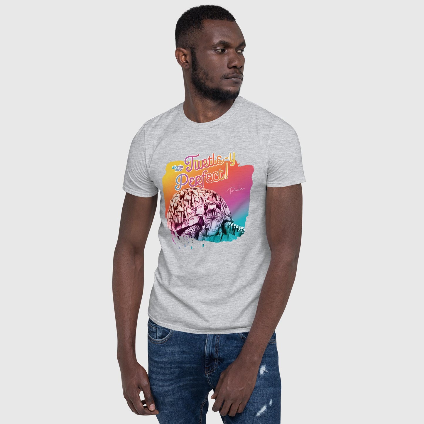 Summer Splash - Pandora the Box Turtle - Short-Sleeve Unisex T-Shirt