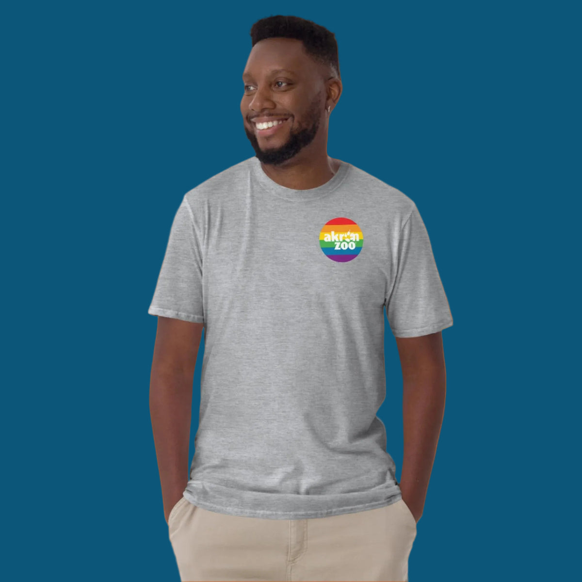 Zoo Logo - Pride - Double Sided - Short-Sleeve Unisex Shirt