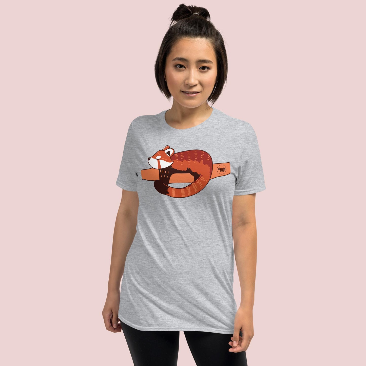 Lazy Red Panda - Short-Sleeve Unisex T-Shirt