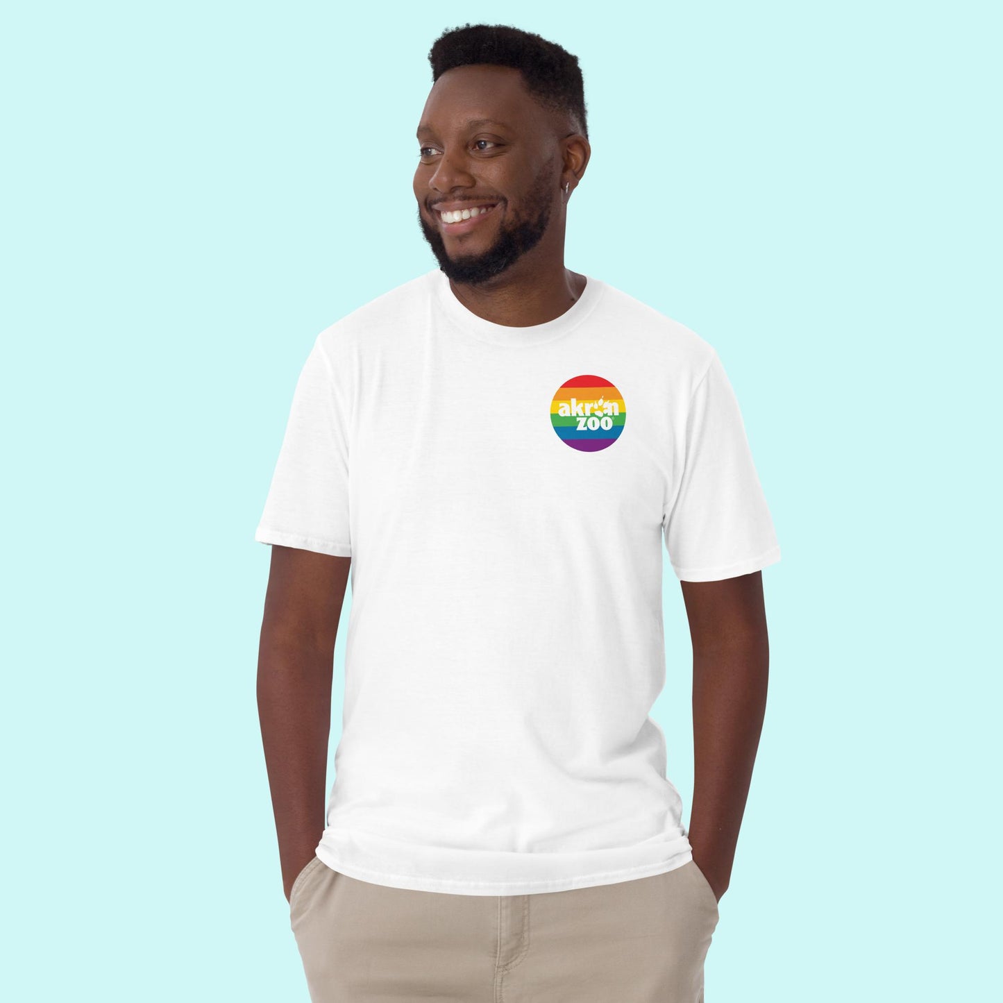 Zoo Logo - Pride - Double Sided - Short-Sleeve Unisex Tee