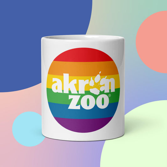 Zoo Logo - Pride - White mug