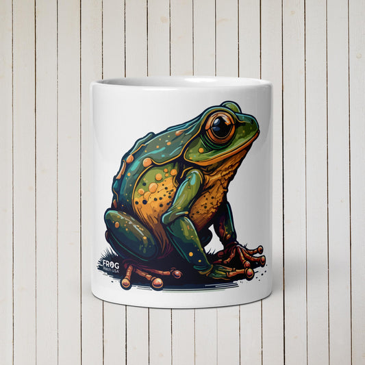 Toad-ally Awesome - White glossy mug